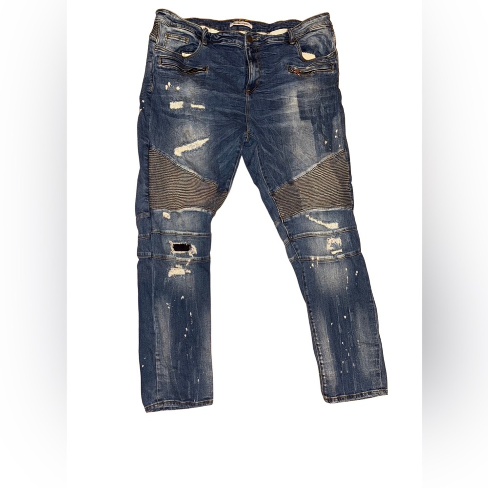 Embellish Distressed Men's Jeans